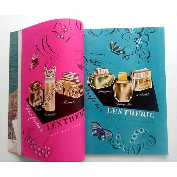 Harpers Bazaar Fashion Magazine November 1940 WW2 Vertes Cover - Picture 6 of 13